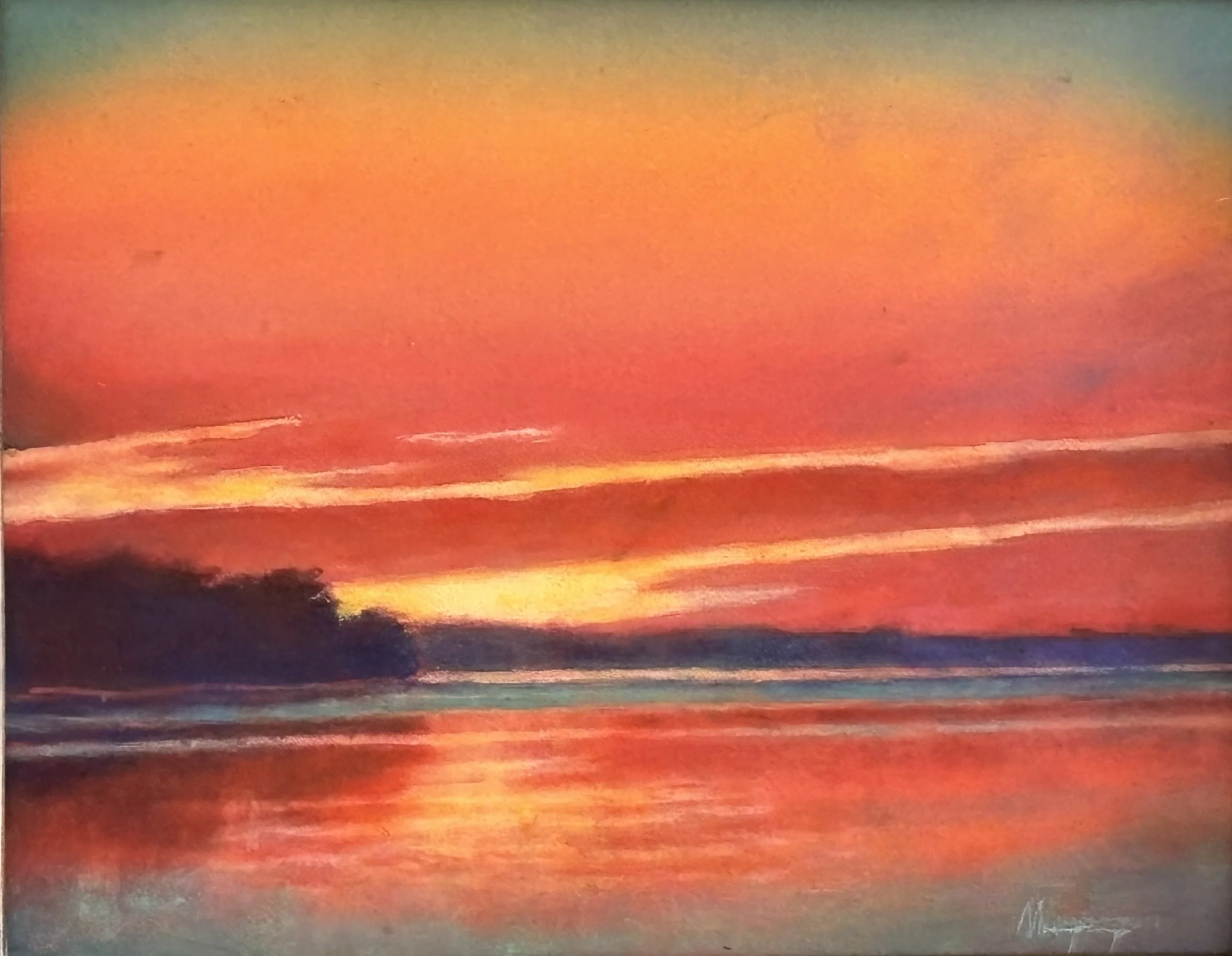 "Strata" original acrylic, 11"x14", $750.00-SOLD