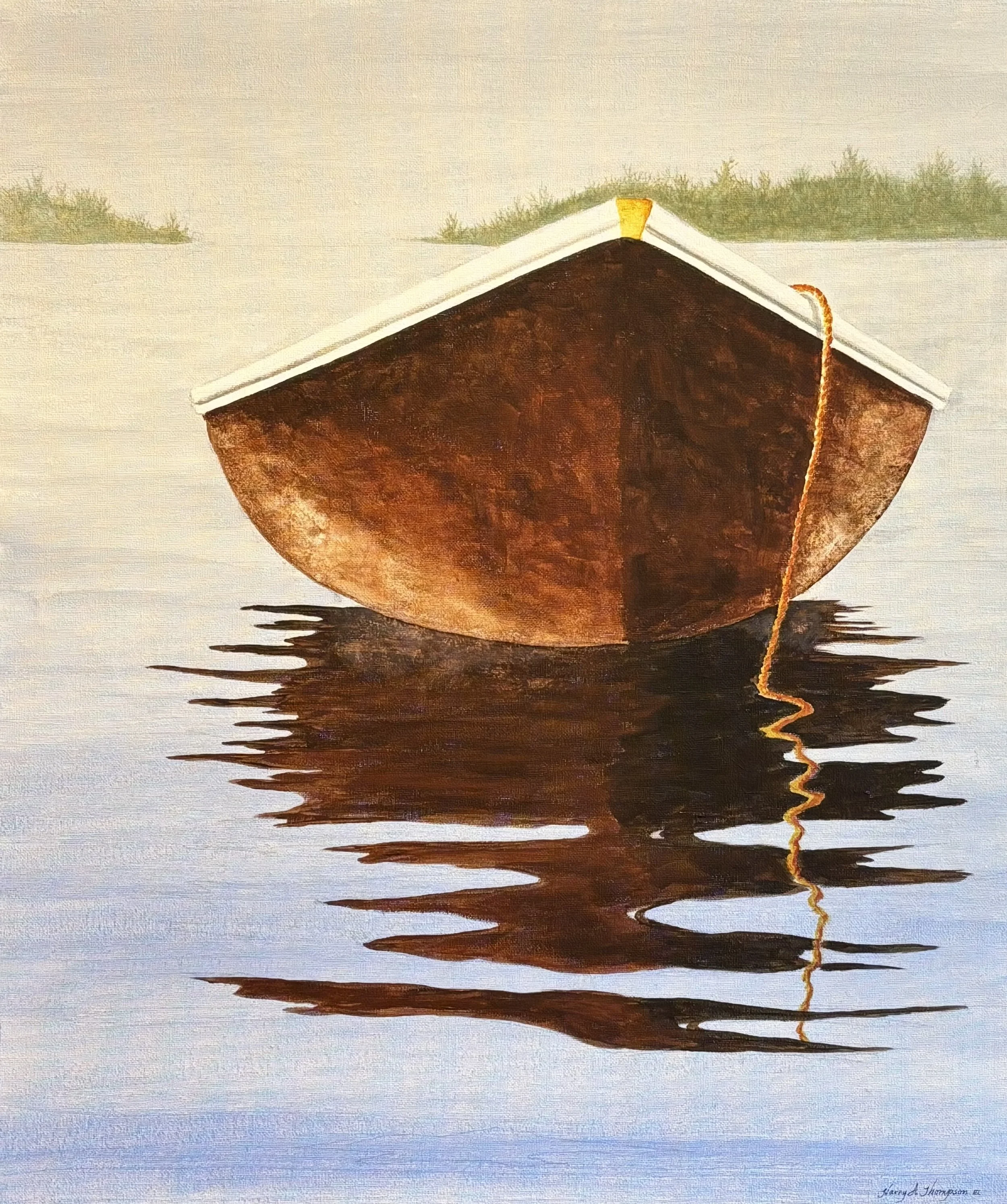 "Misty Morning" original acrylic, 20"x24",  $800.00