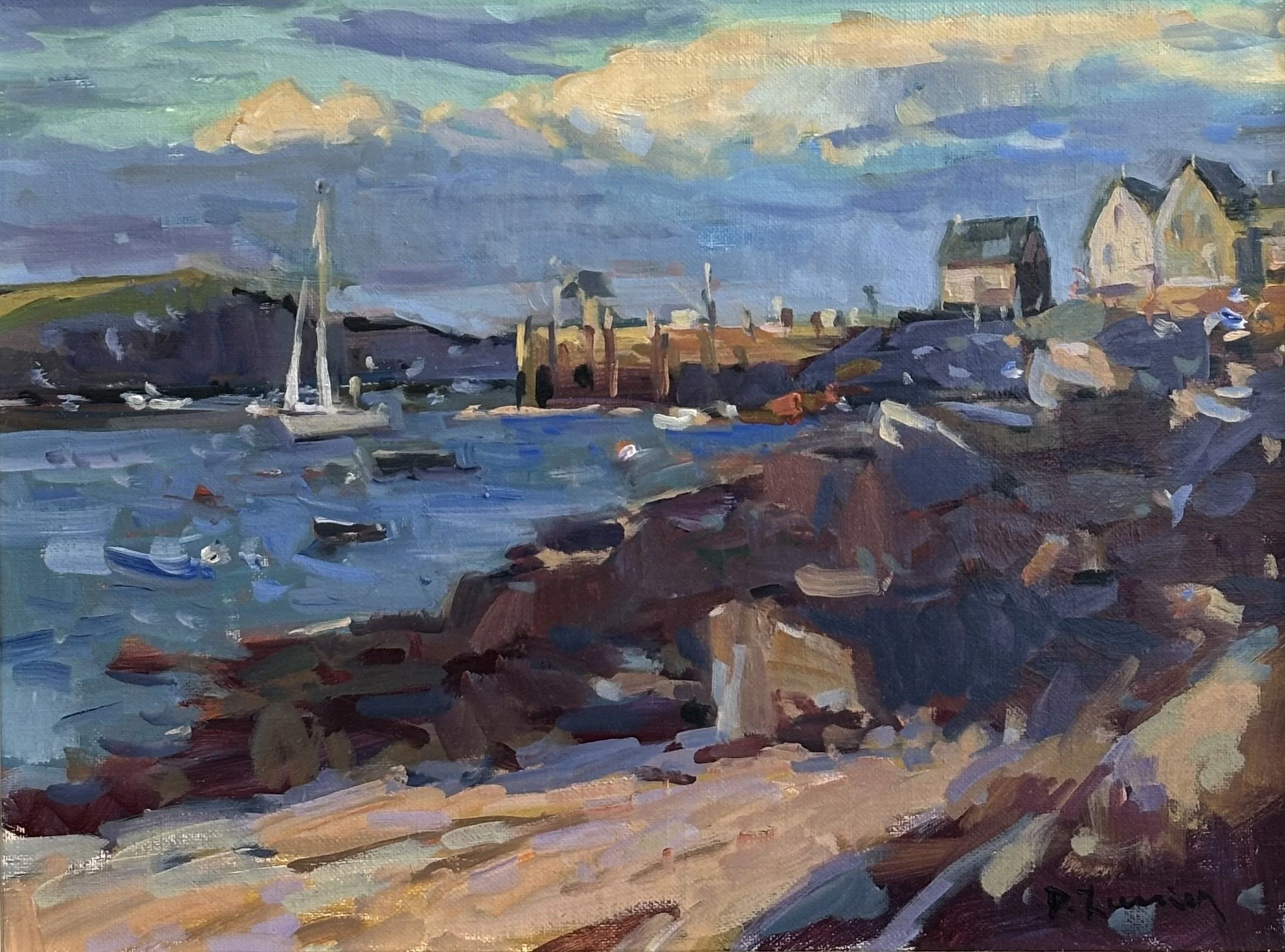 "Breezy Day" original oil, 12"x16", $2100.00