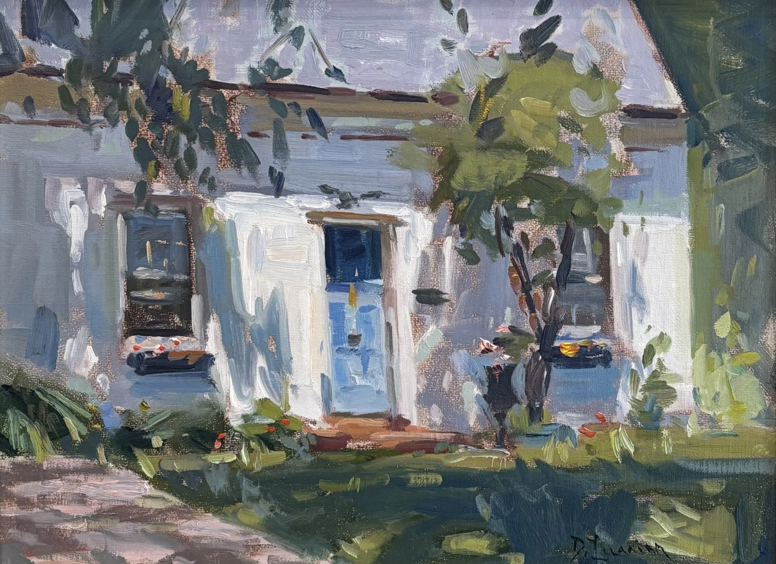 "Dappled Light" original oil, 12"x16", $2100.00