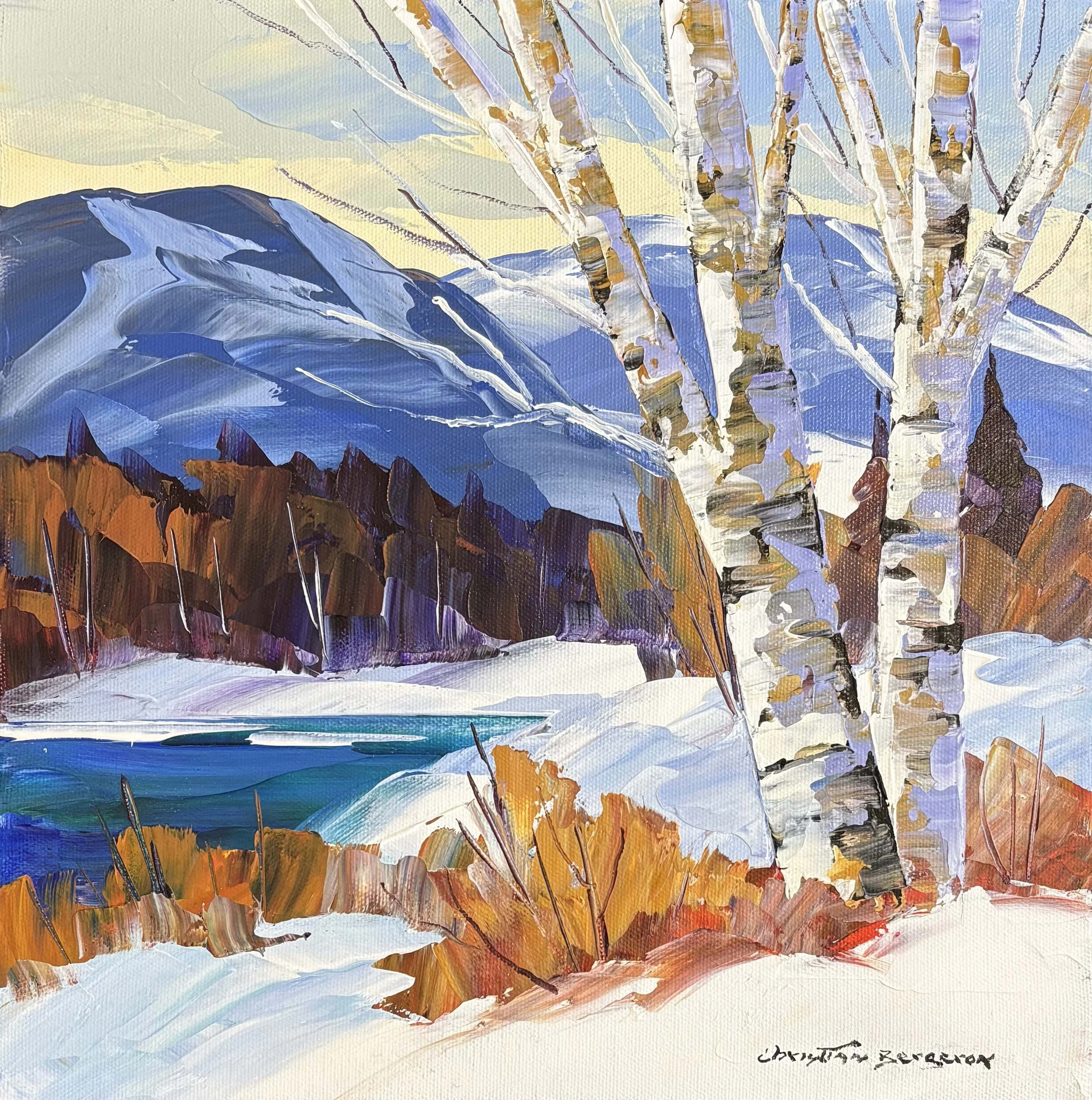 "In Winter" original acrylic,  12"x12", $1000.00-SOLD