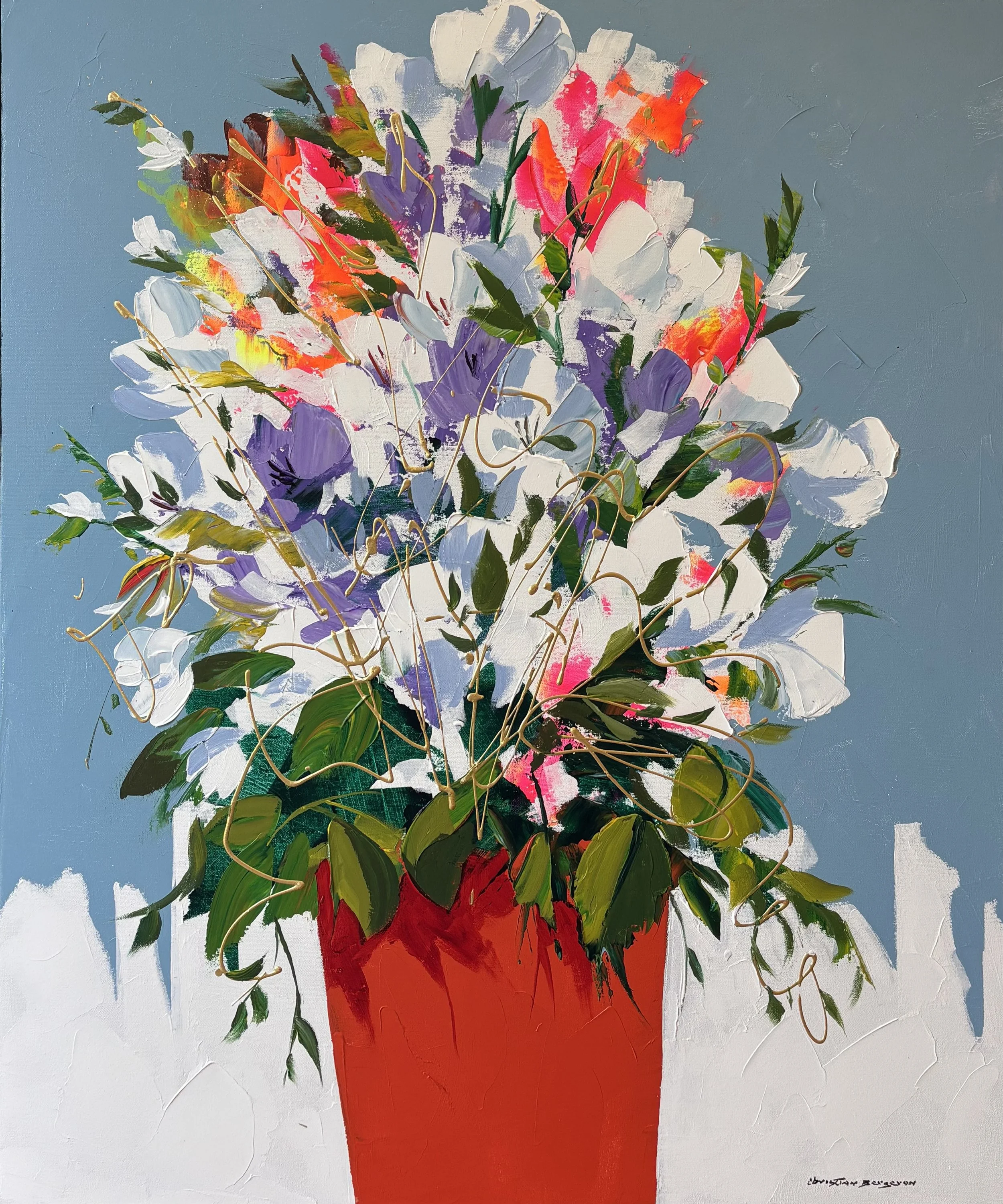 "Summer Aroma" original acrylic, 30"x36", $3000.00-SOLD