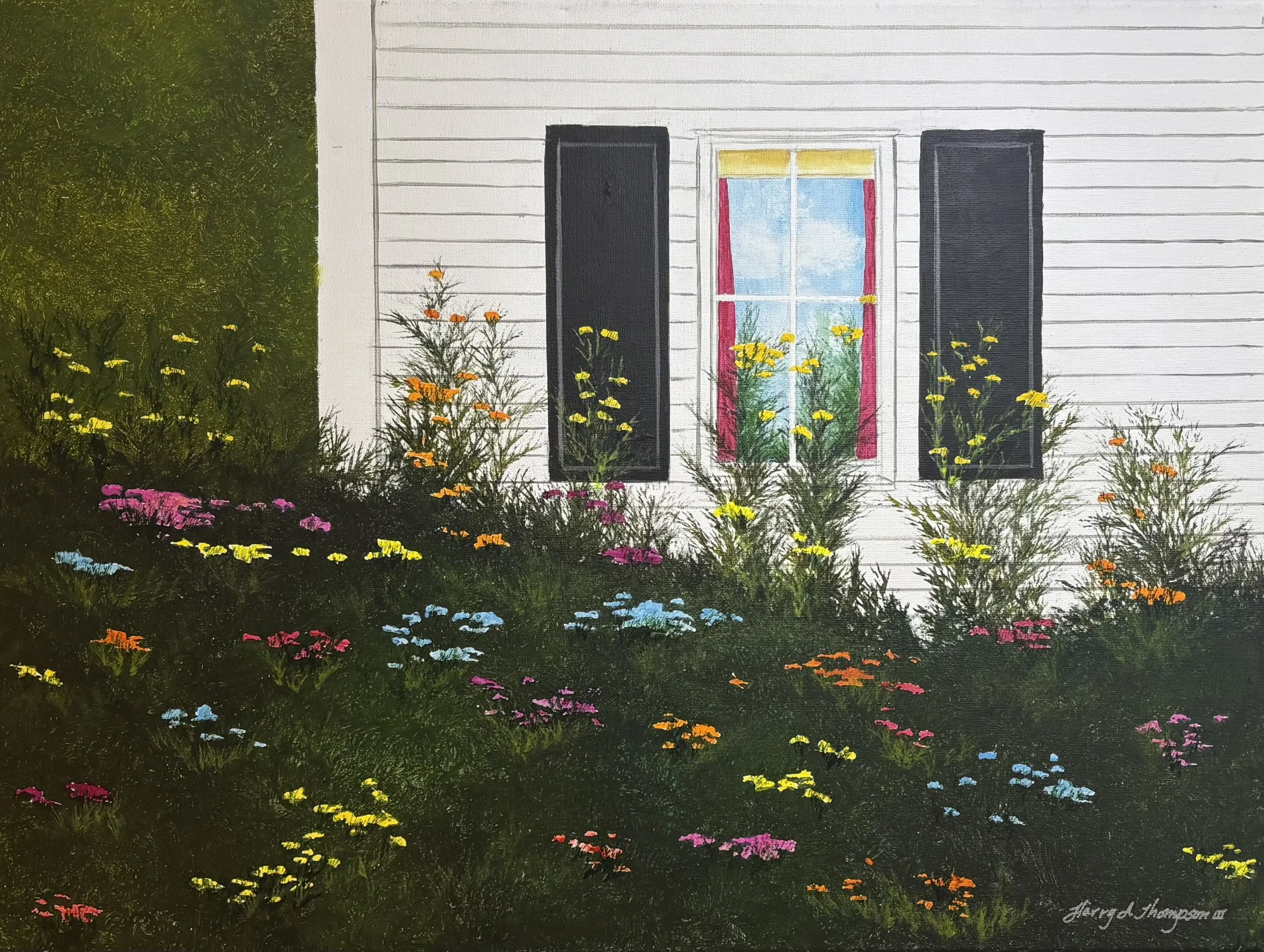 "Summer Abundance" original acrylic, 18"x24", $650.00