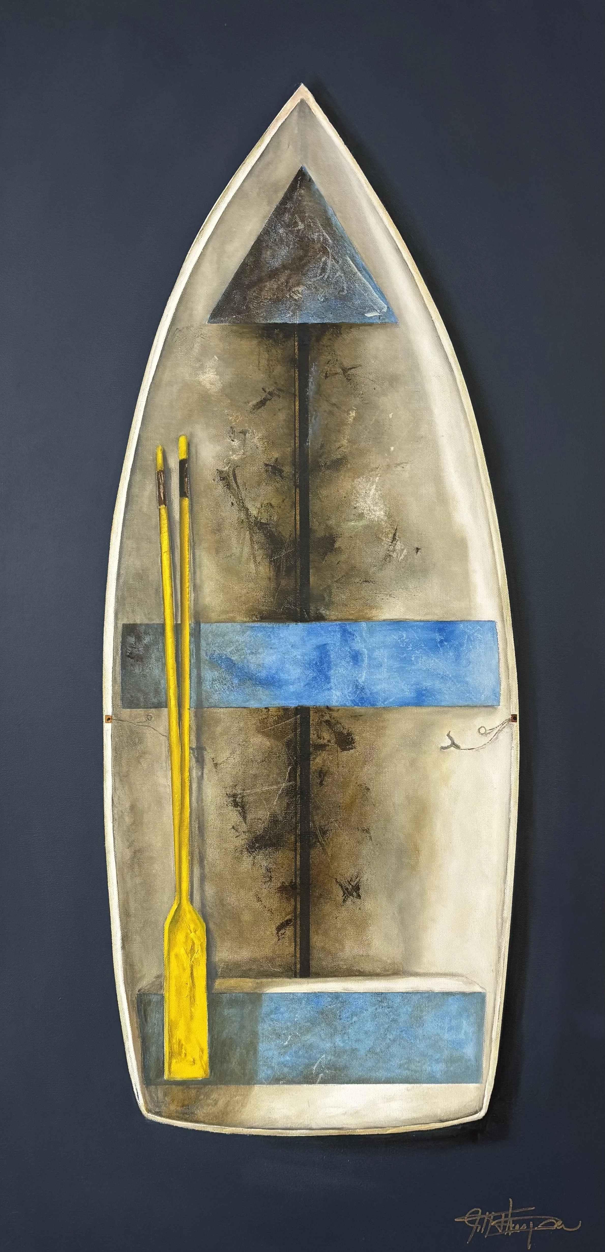 "View From Above", original oil, 24"x48", $2000.00