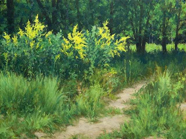 "Goldenrod" original oil, $1150.00
