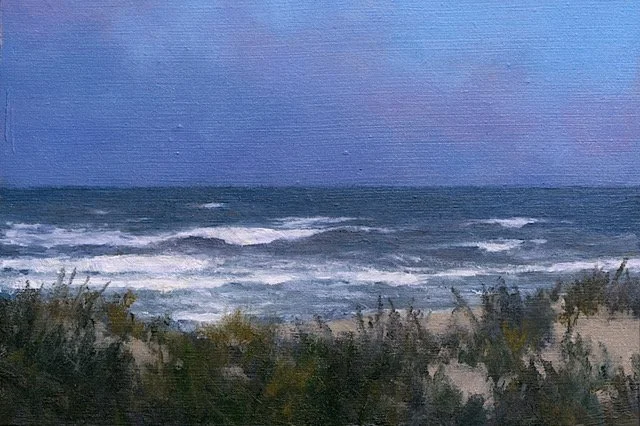 "Evening Surf" original oil, $150.00