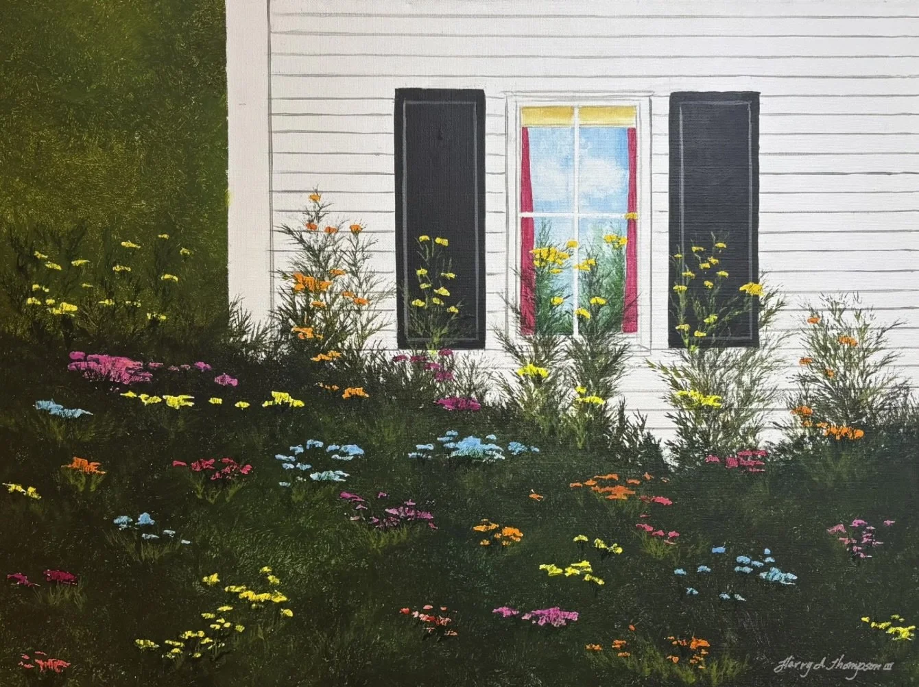 "Summer Abundance" original acrylic, 18"x24", $750.00