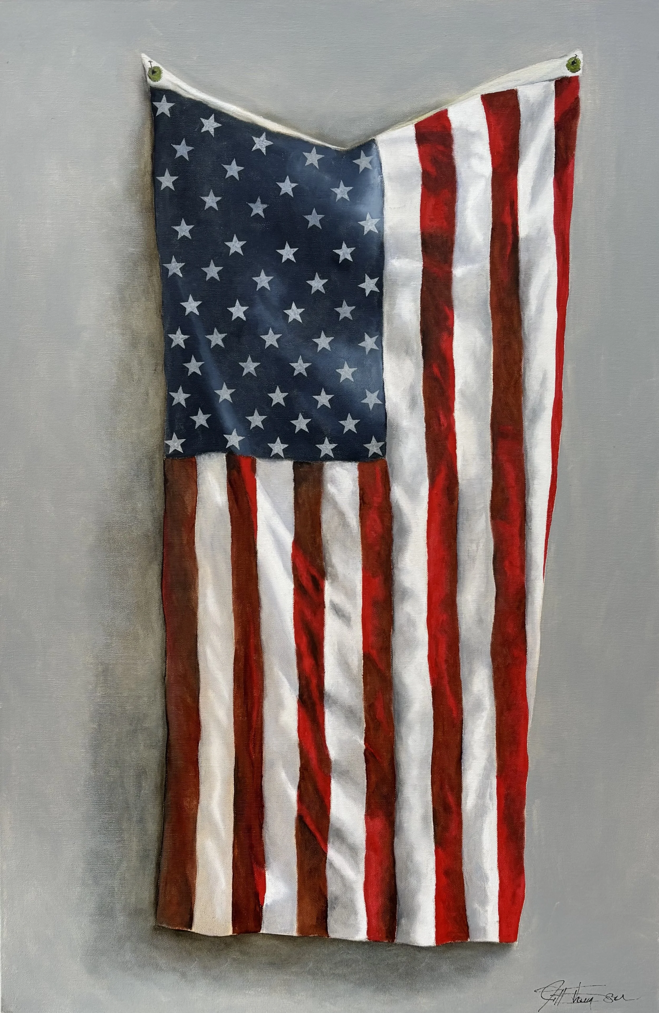 "Red, White, and Blue" original oil, 24"x36", $1500.00