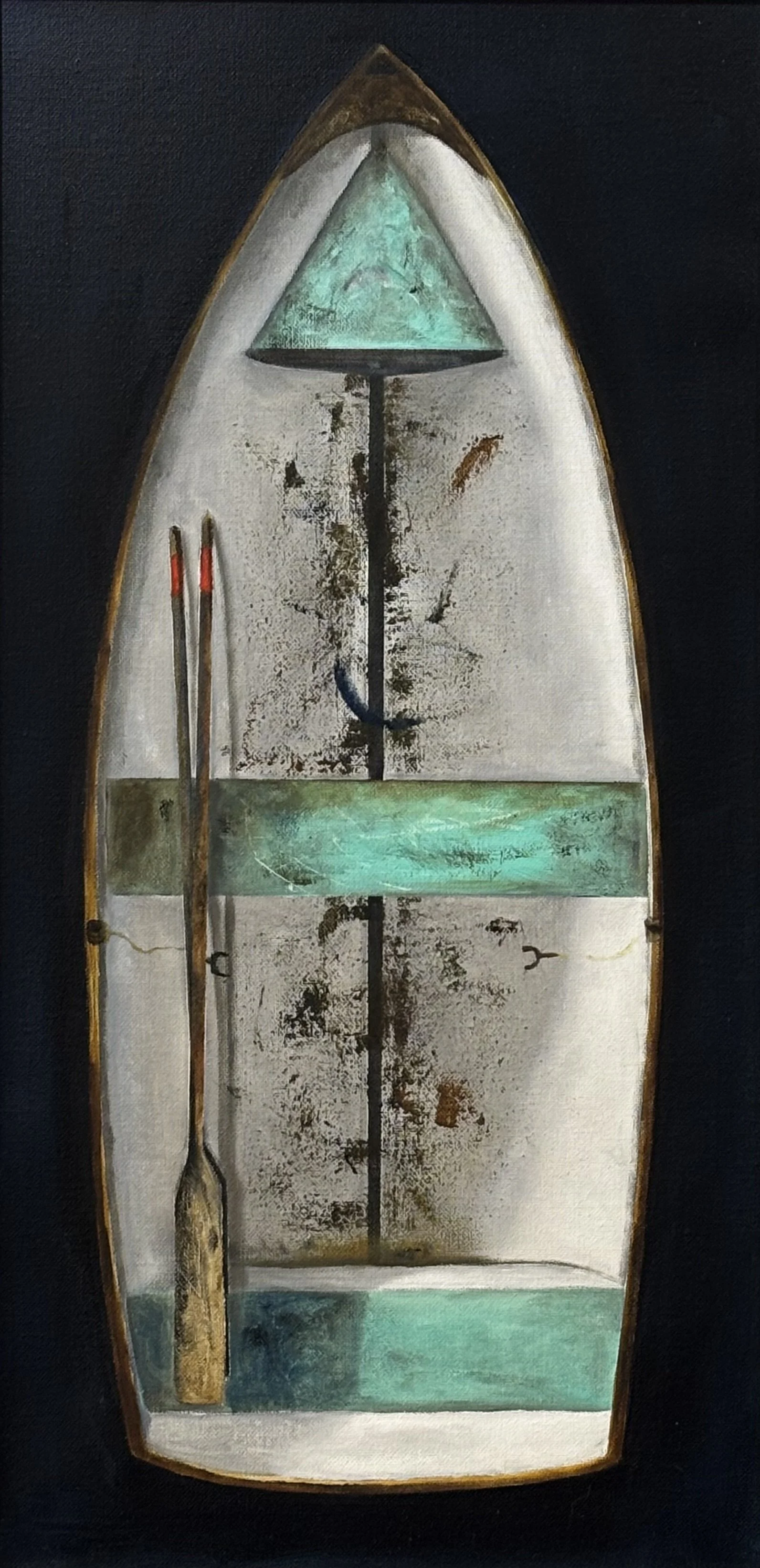 "Time Shrinks" original oil, 12"x24", $700.00