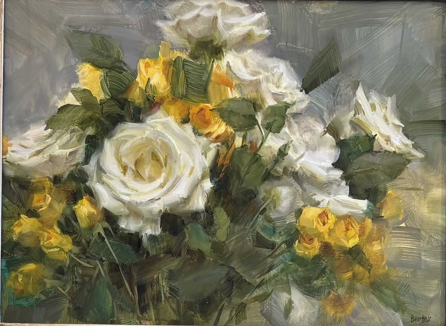 "Cascading Creams and Yellows" original oil, 12"x16", $2000.00