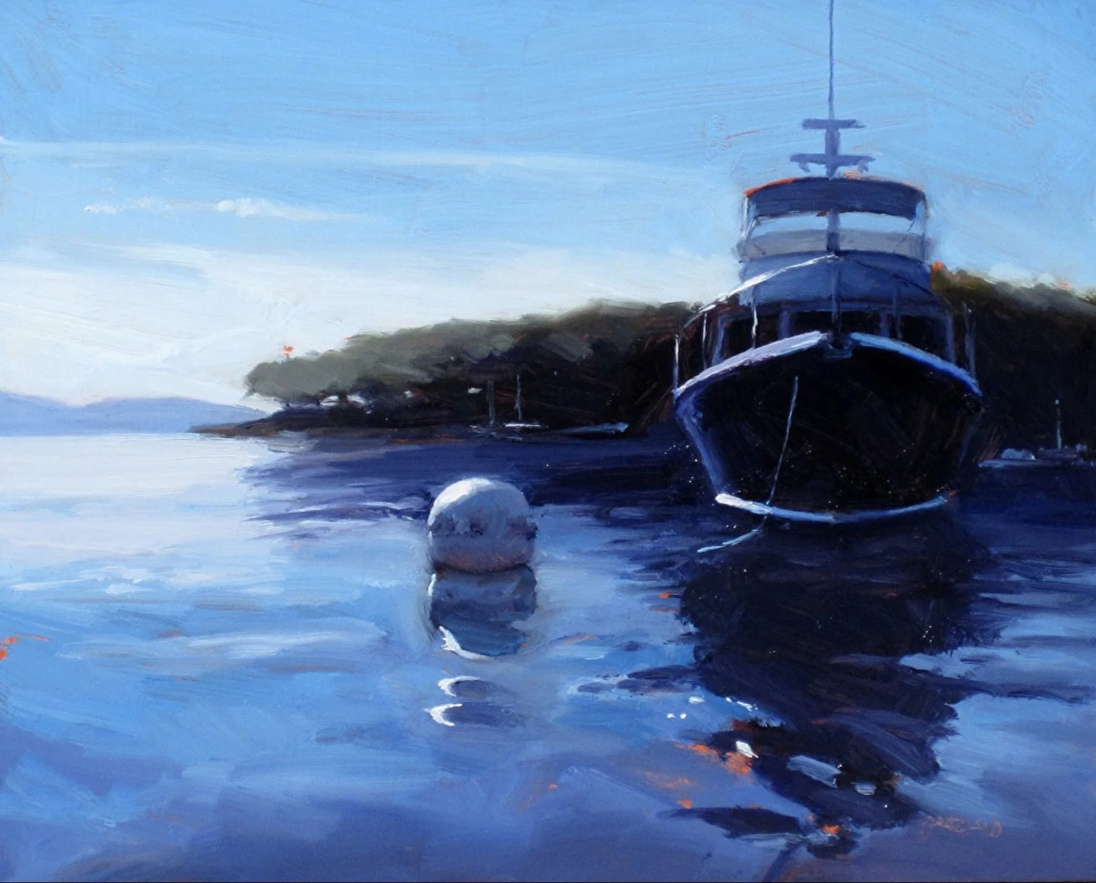 "Downeast Morning" original oil, 8"x10", $1200.00