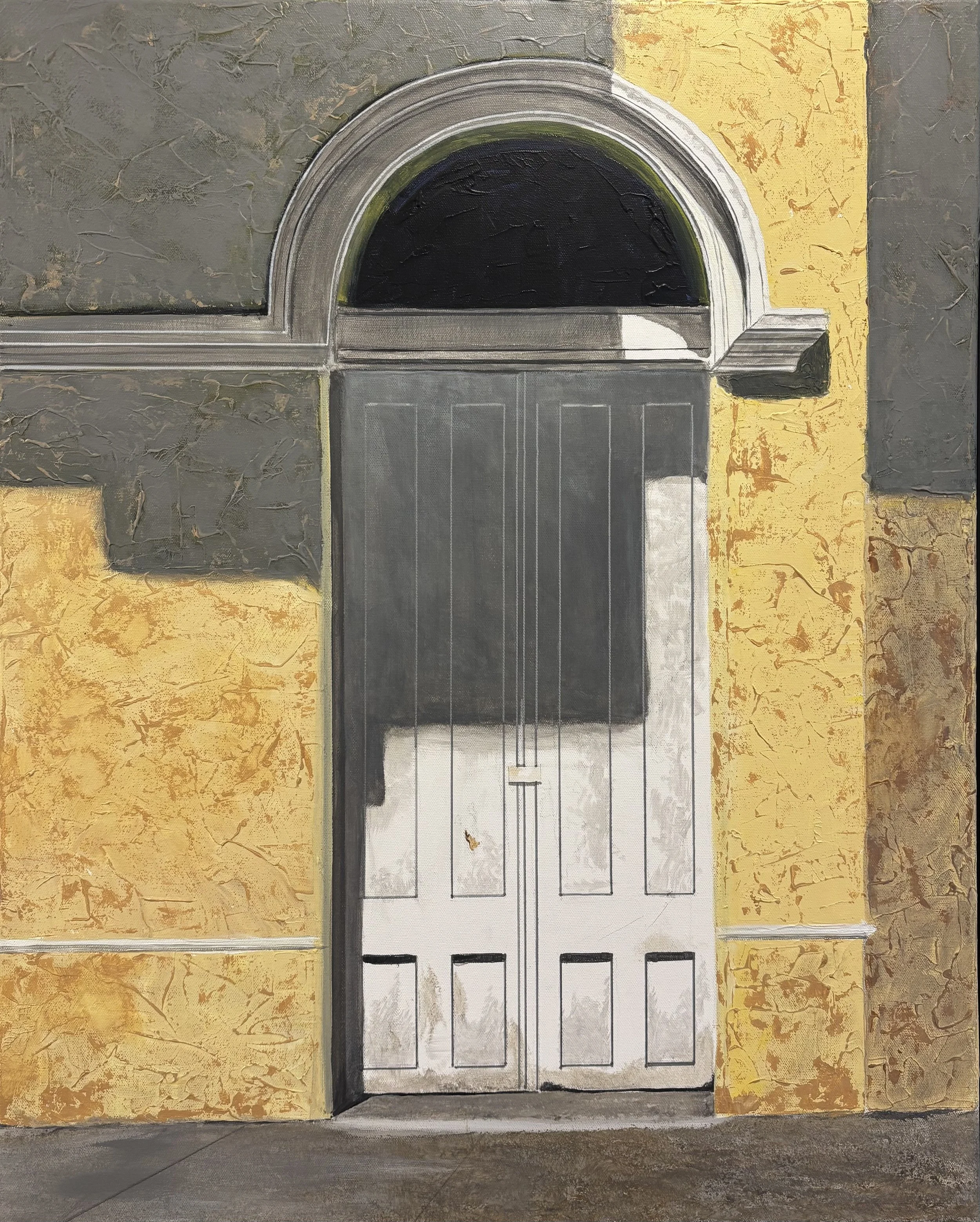 "On the Threshold" original acrylic, 24"x30", $1200.00