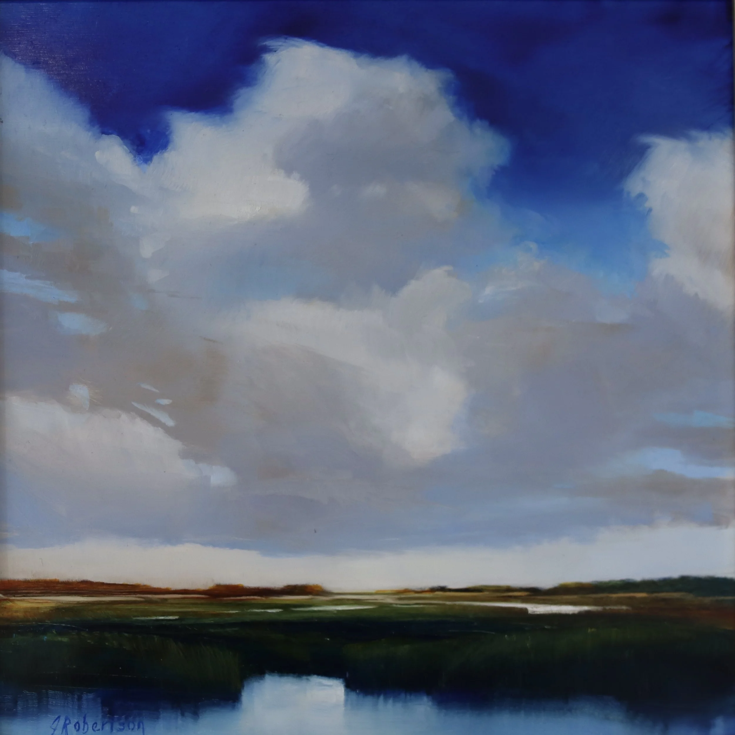 "Voluminous" original oil on aluminum, 12"x12", $1200.00