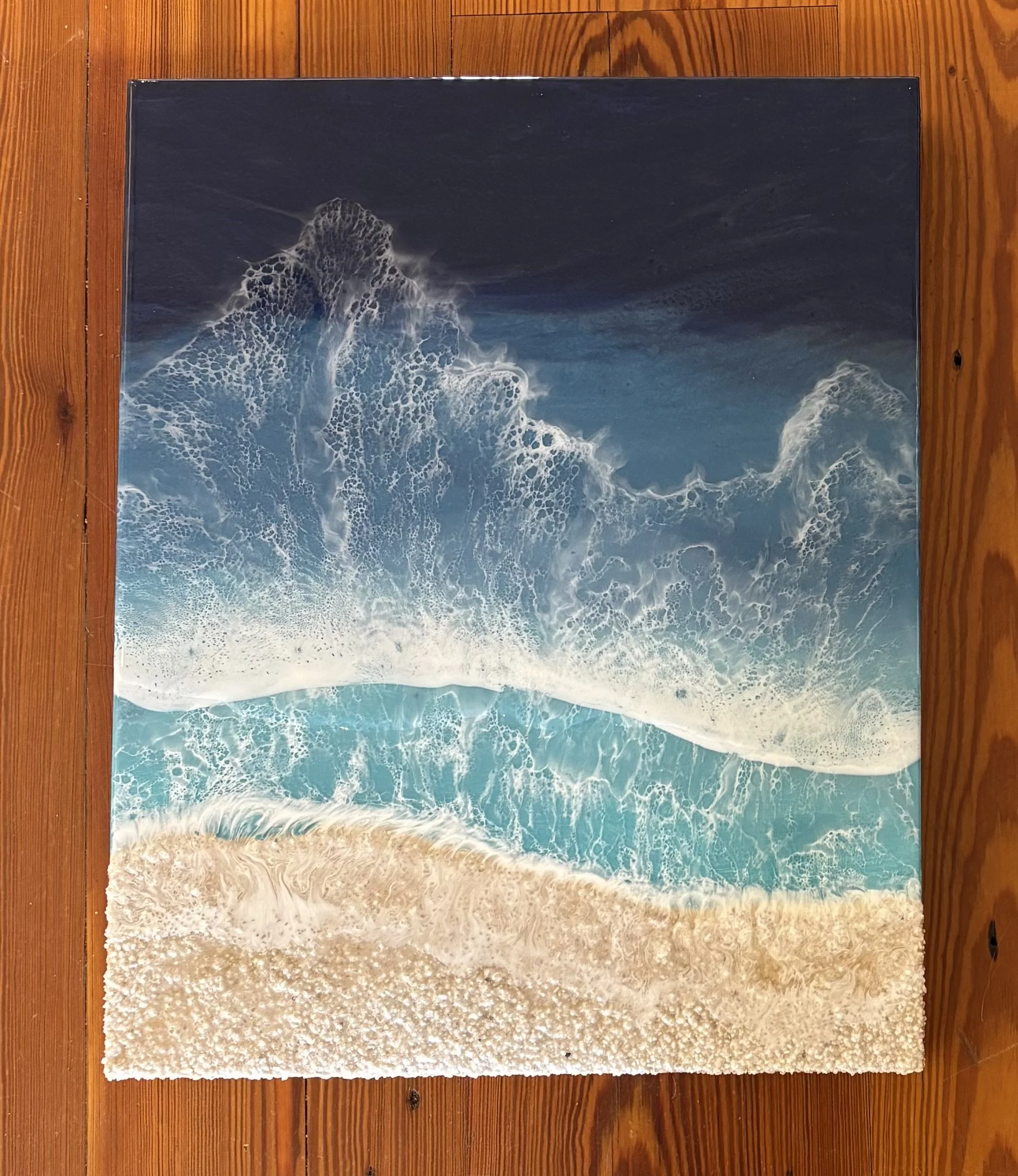 "Exodus" original epoxy resin, 16"x20", $450.00