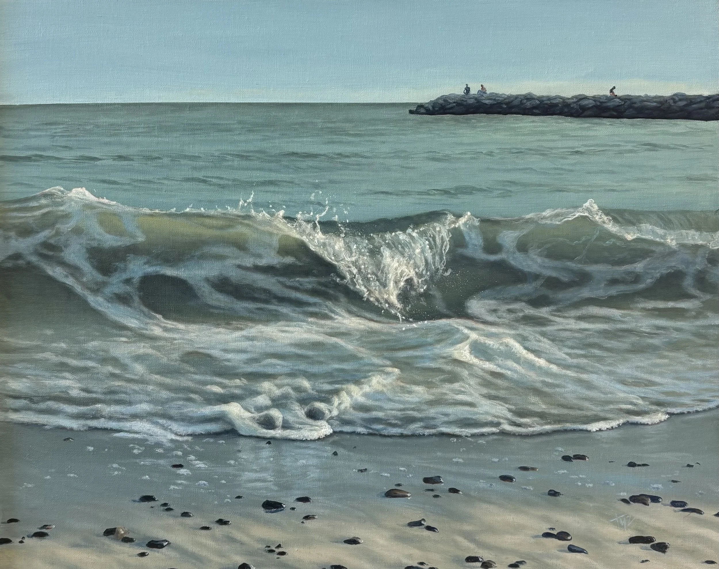 "Gooches Beach" original oil, 16"x20", $1950.00