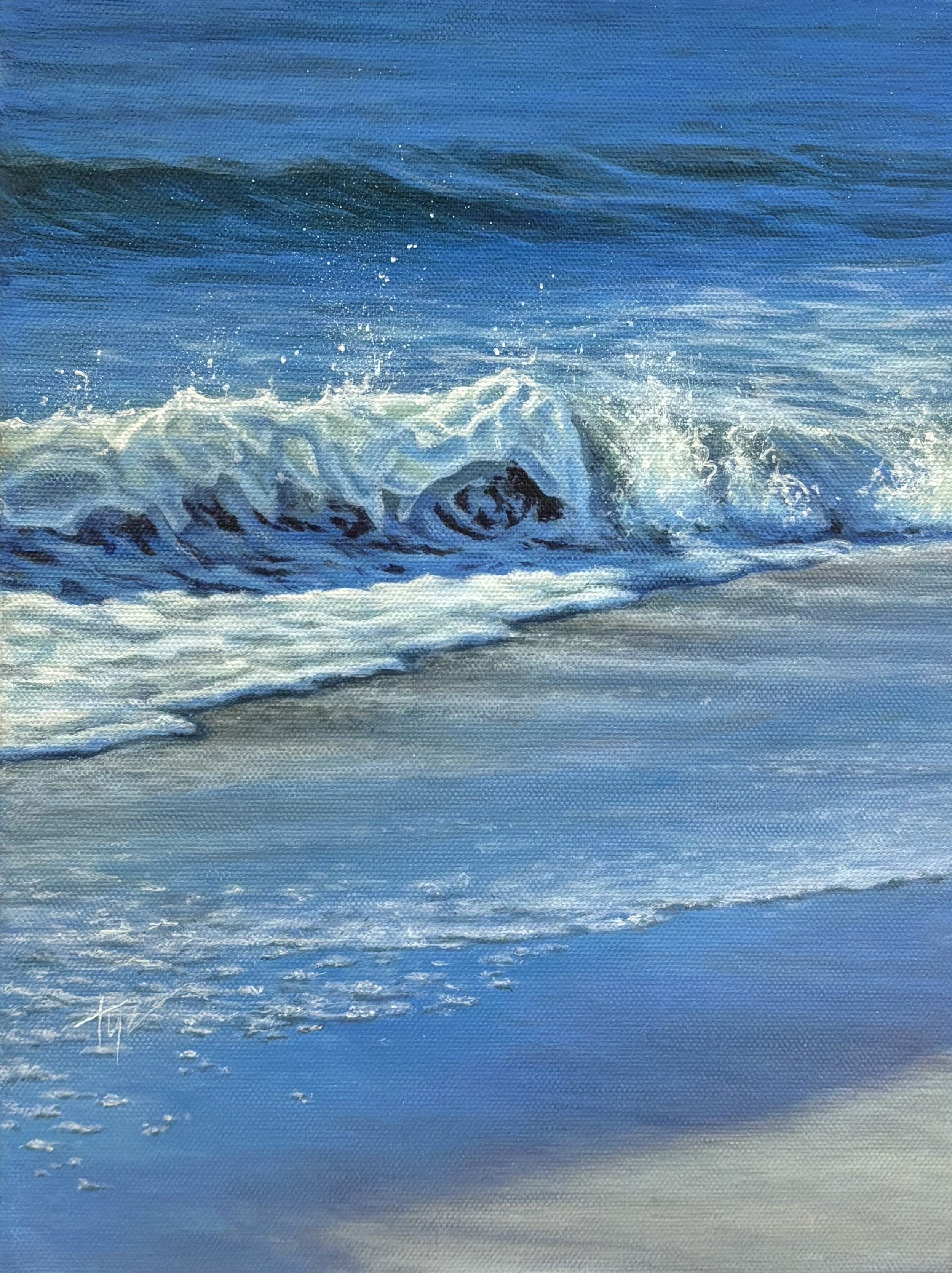 "Sunny View" original oil, 9"x12" $1100.00
