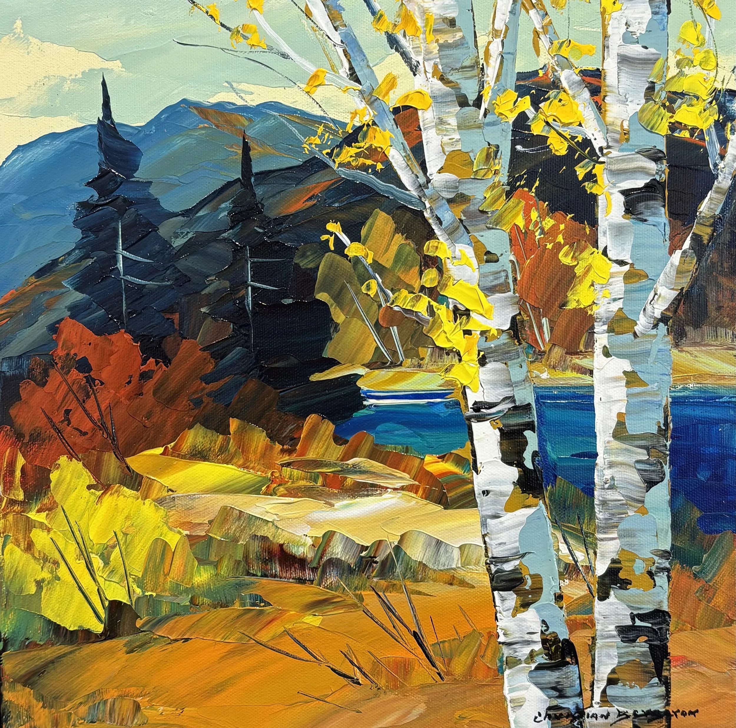 "Autumn Colors" original acrylic, 12"x12", $1000.00
