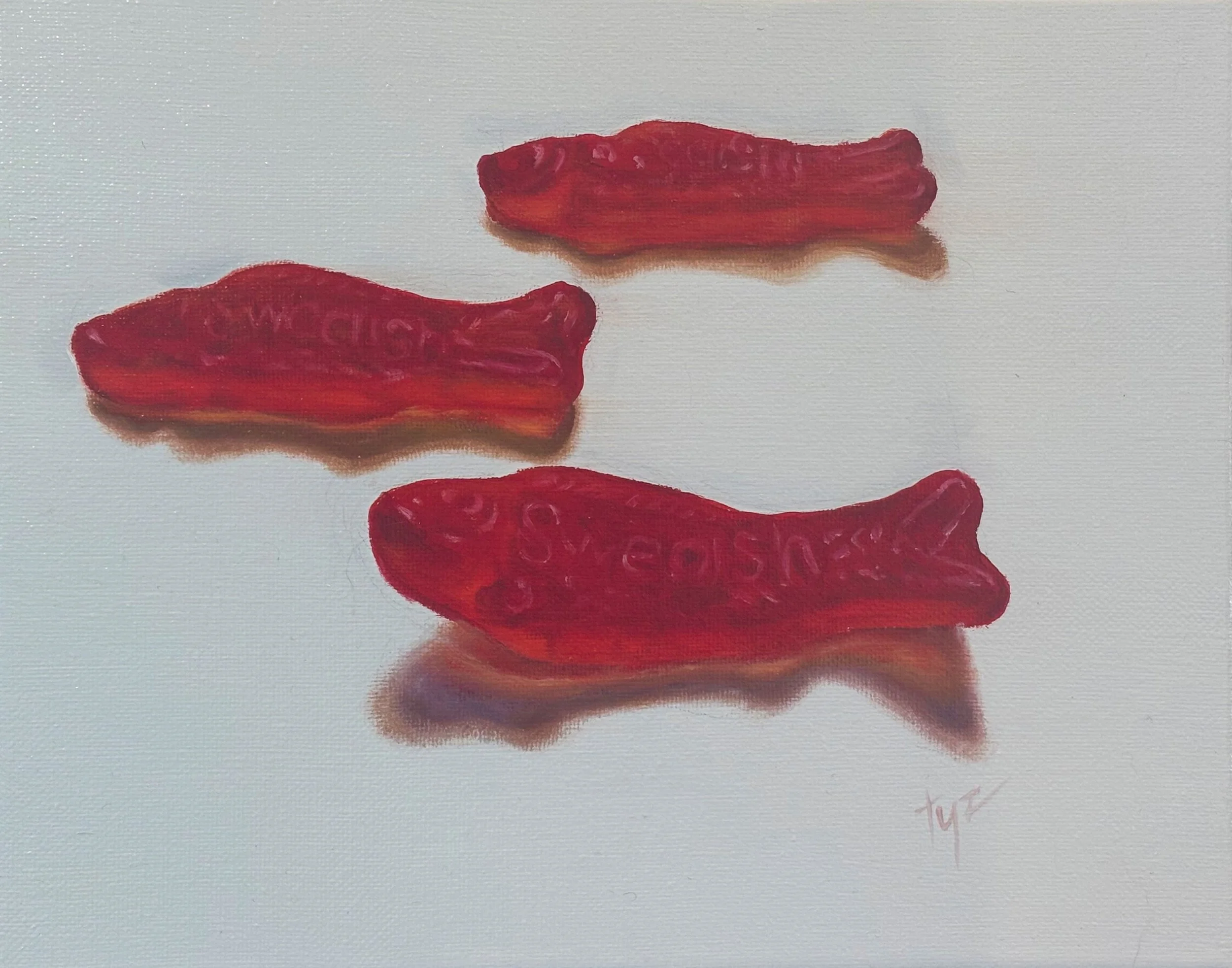 "There's Always One" original oil, contact gallery for more information