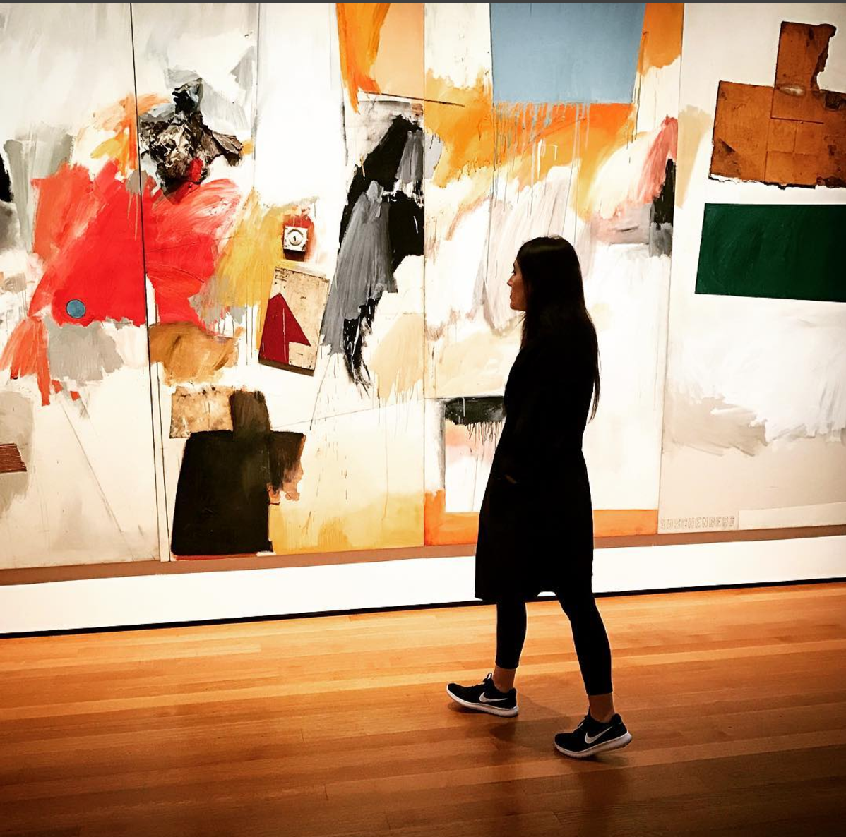 Me at MOMA in New York last week. 