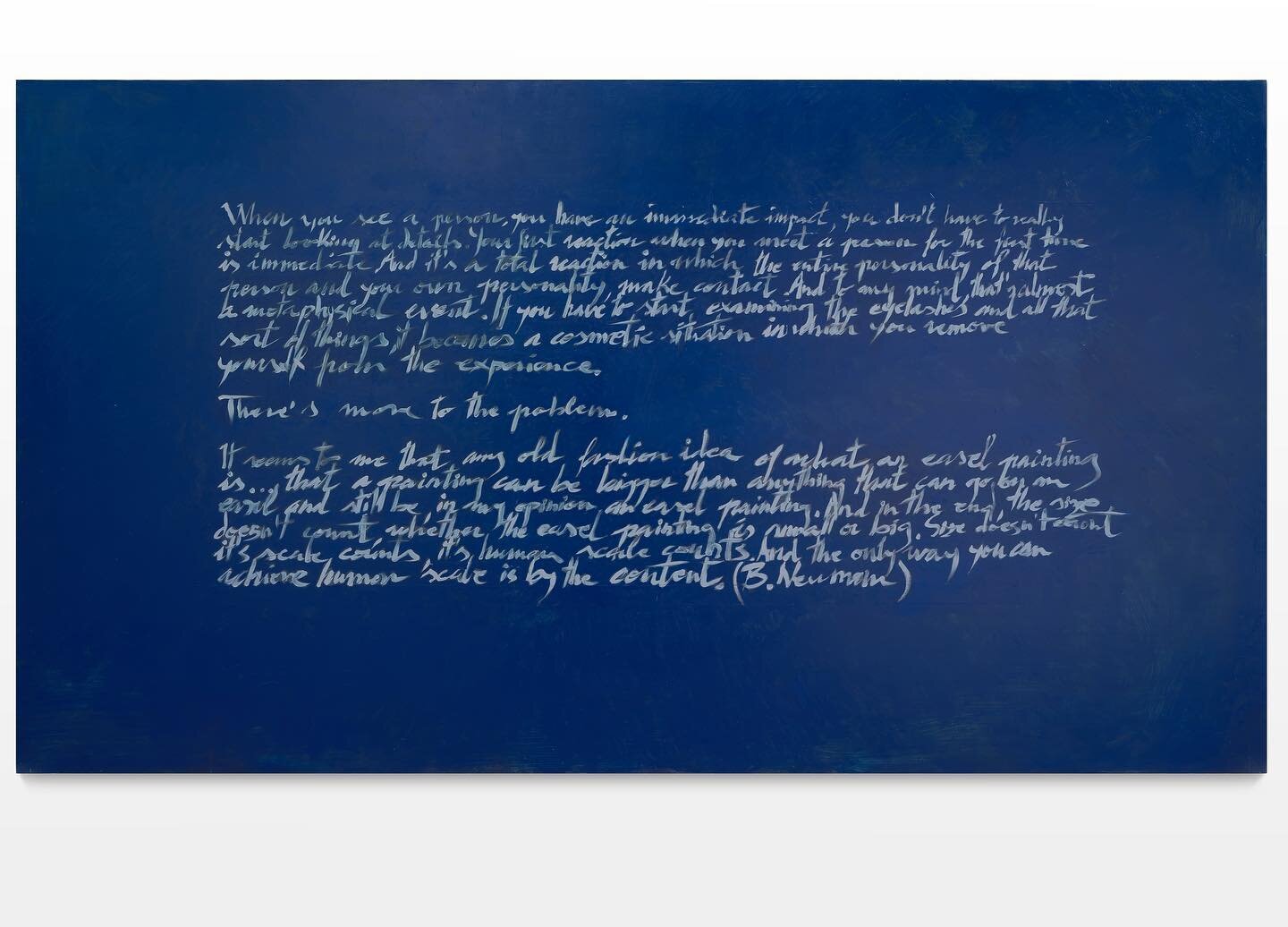 Untitled - 2020, 250x146 cm, oil on woodenboard | Newman. B. | #soloshow at Galleria28, Timisoara. #sorinneamtu #untitled #oiloncanvas #performance #painting #writingonthewall #barnettnewman #textinpainting #abstractpainting #abstractmodern #quotes #