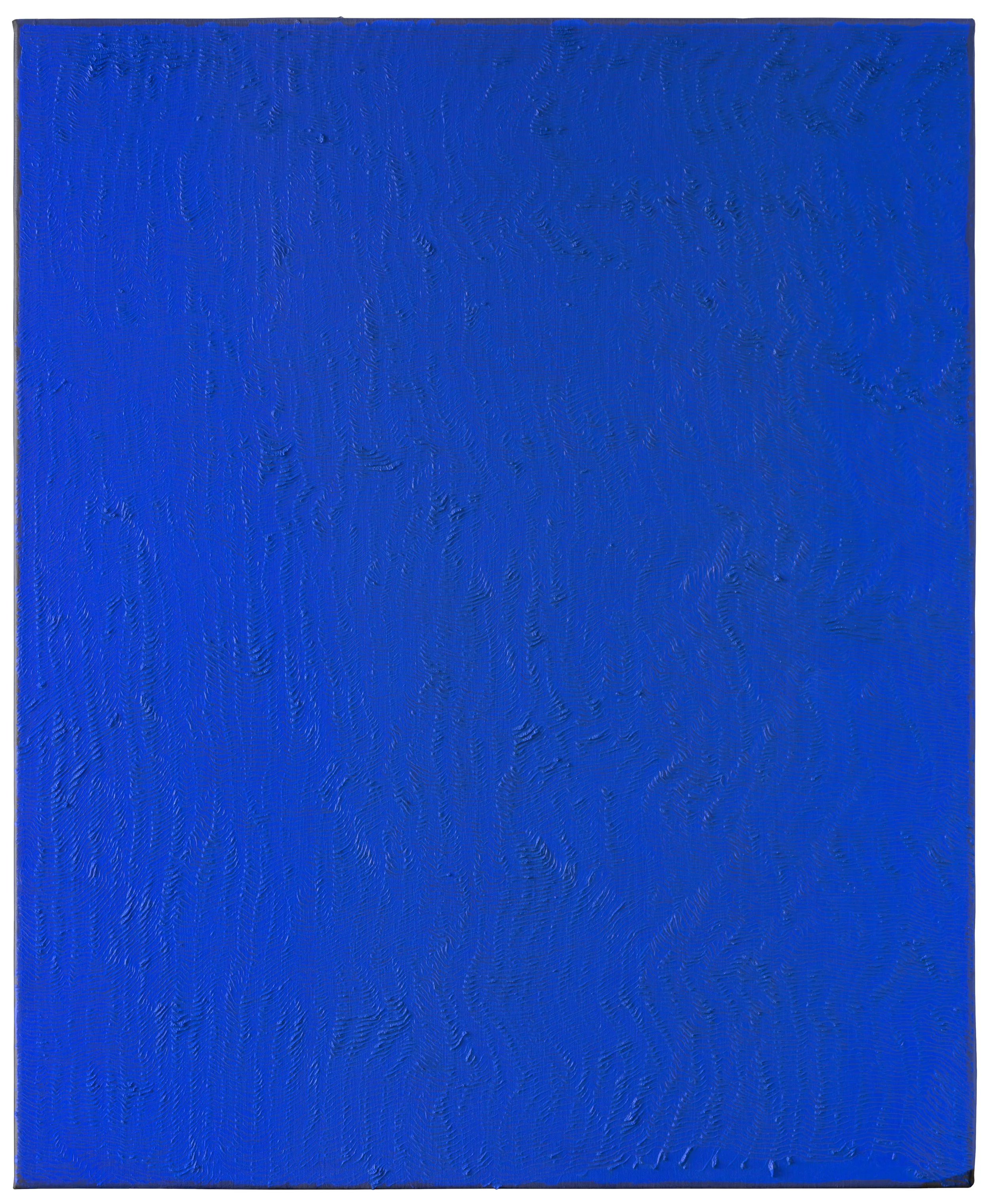 Easel Painting—Blue No5 | 2025, 110x90 cm, oil on canvas