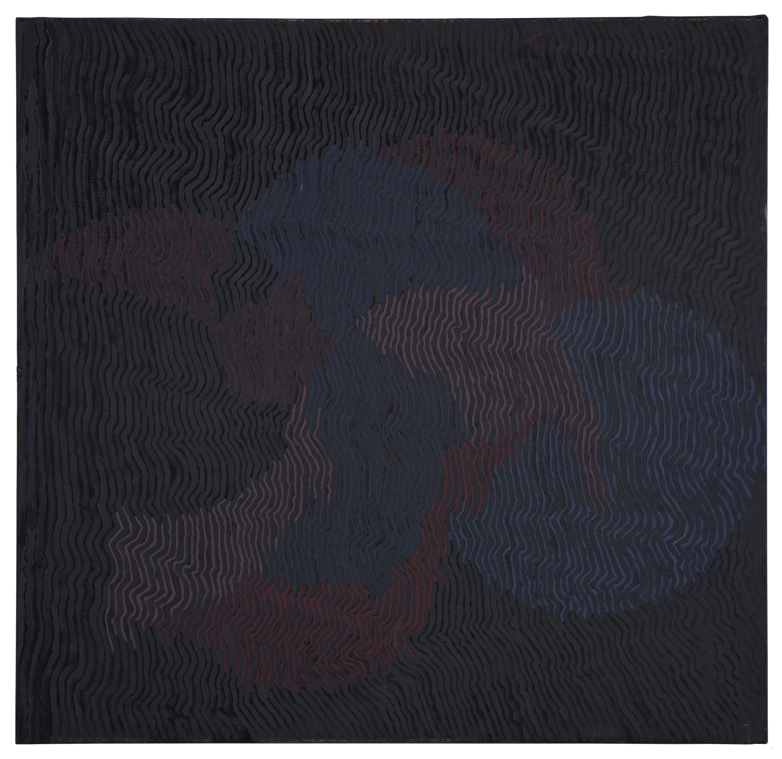 Easel Painting—Red Blue No8 | 2025, 200x207 cm, oil on canvas