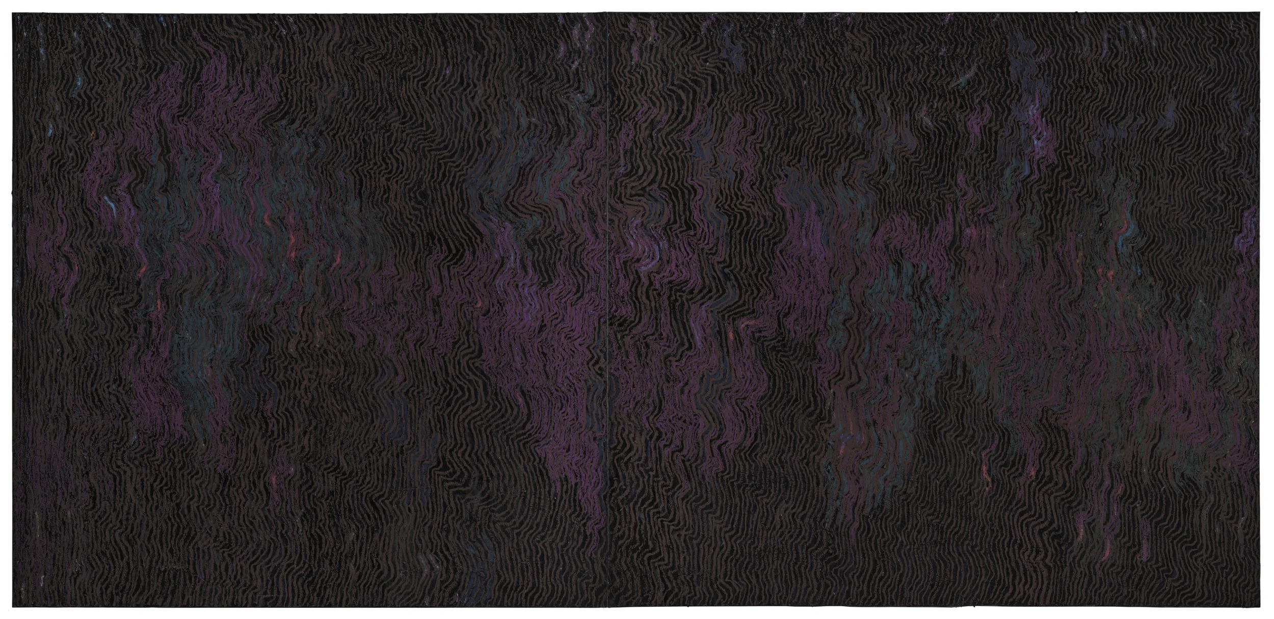 Self identical series, 2025, 197x412 cm, 
oil on canvas