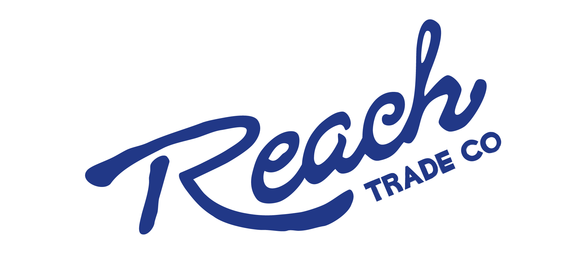 Reach Trade Co. logo design  |  Inspired by drawing with water