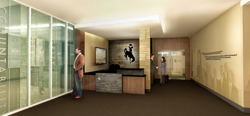 Concept rendering of the UW Foundation Entry