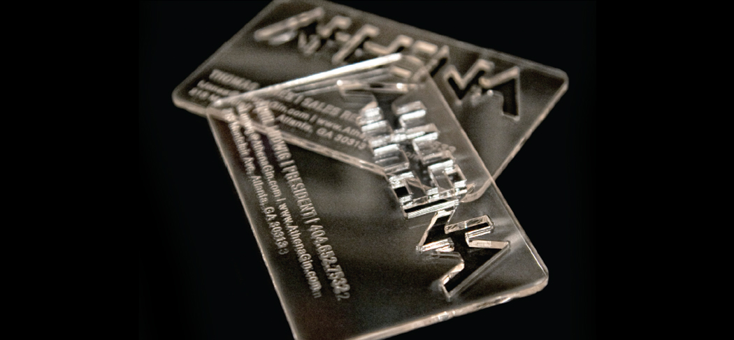 "Ice" cold business cards  |  100% recycleable