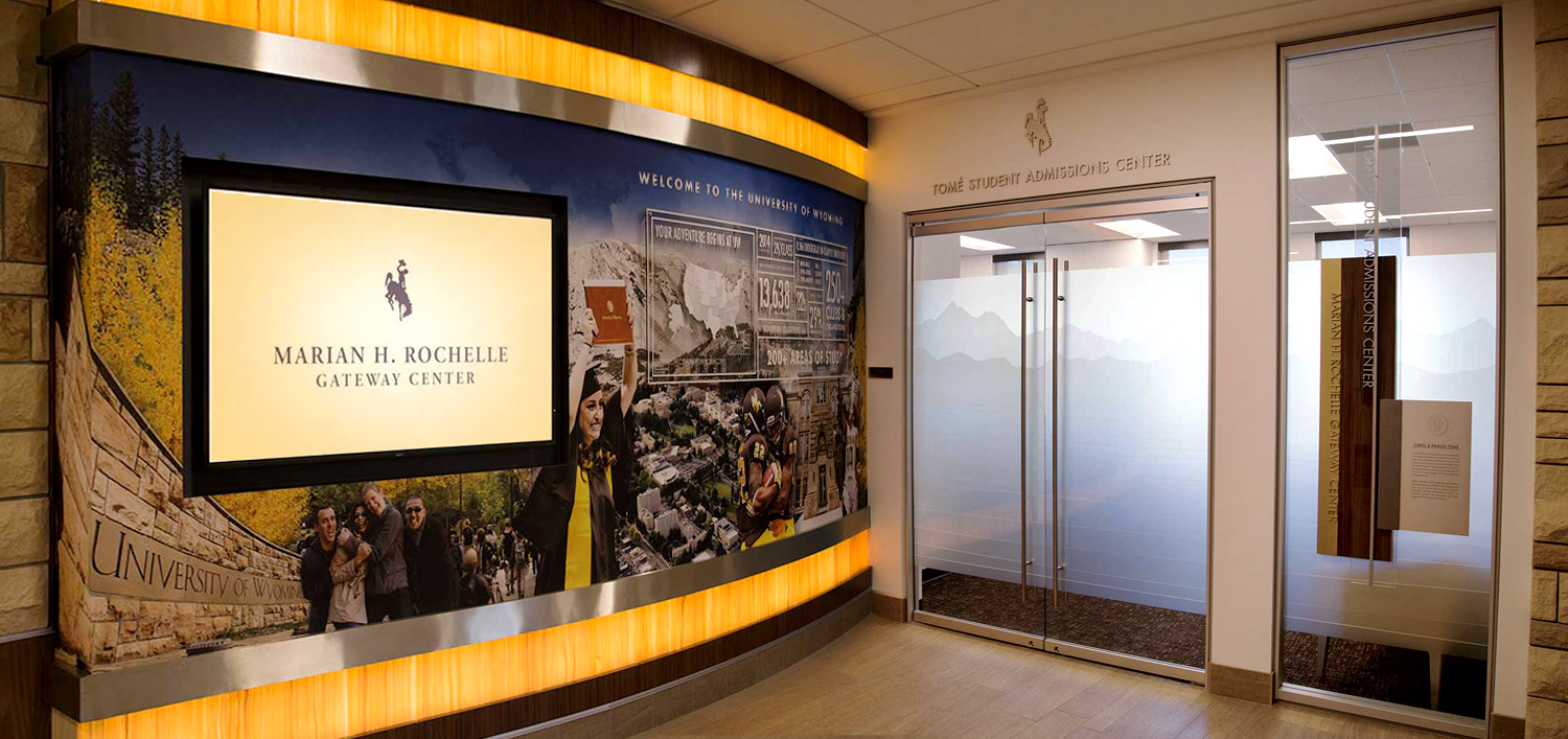 Installation image of the Tomé Student Admissions Center