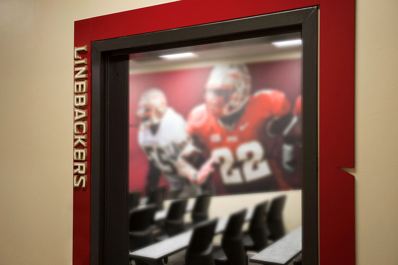 Installation image meeting room entry