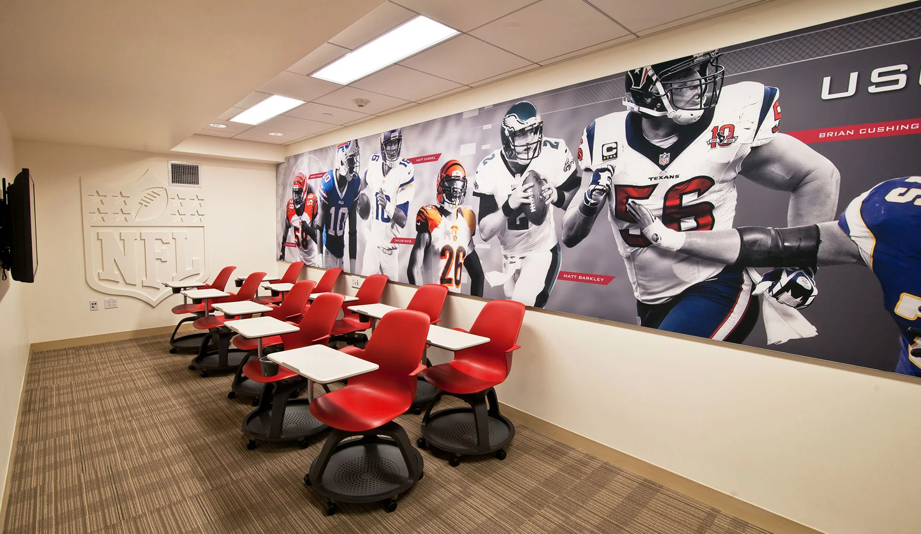 Heritage Hall Installation image: NFL rooms