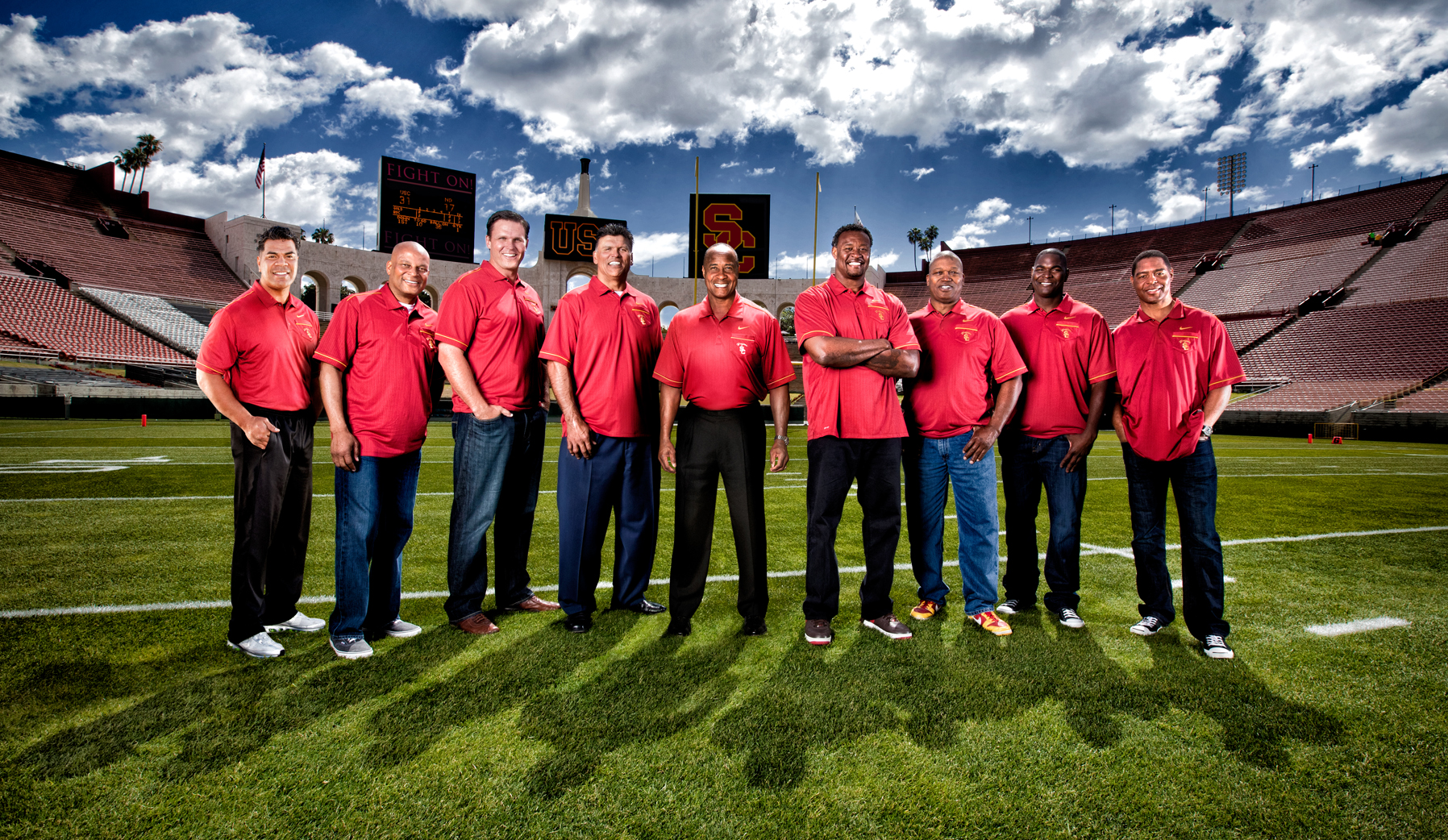 John McKay Center "USC Ambassadors" photography composite and editing