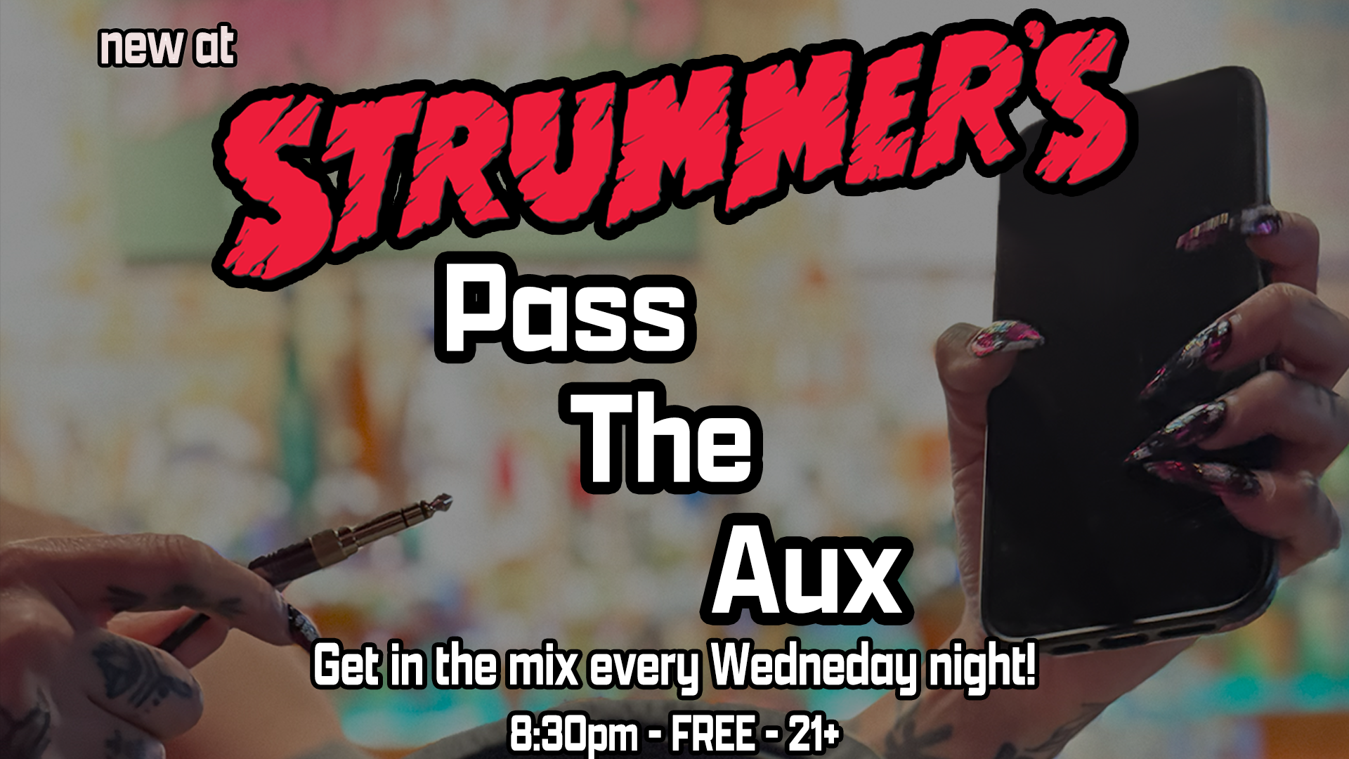 PASS THE AUX - Our new Wednesday weekly - where YOU can be the DJ