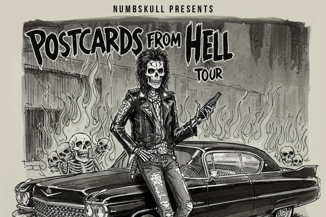 MICKEY AVALON Postcards From Hell Tour with Cherry Auction