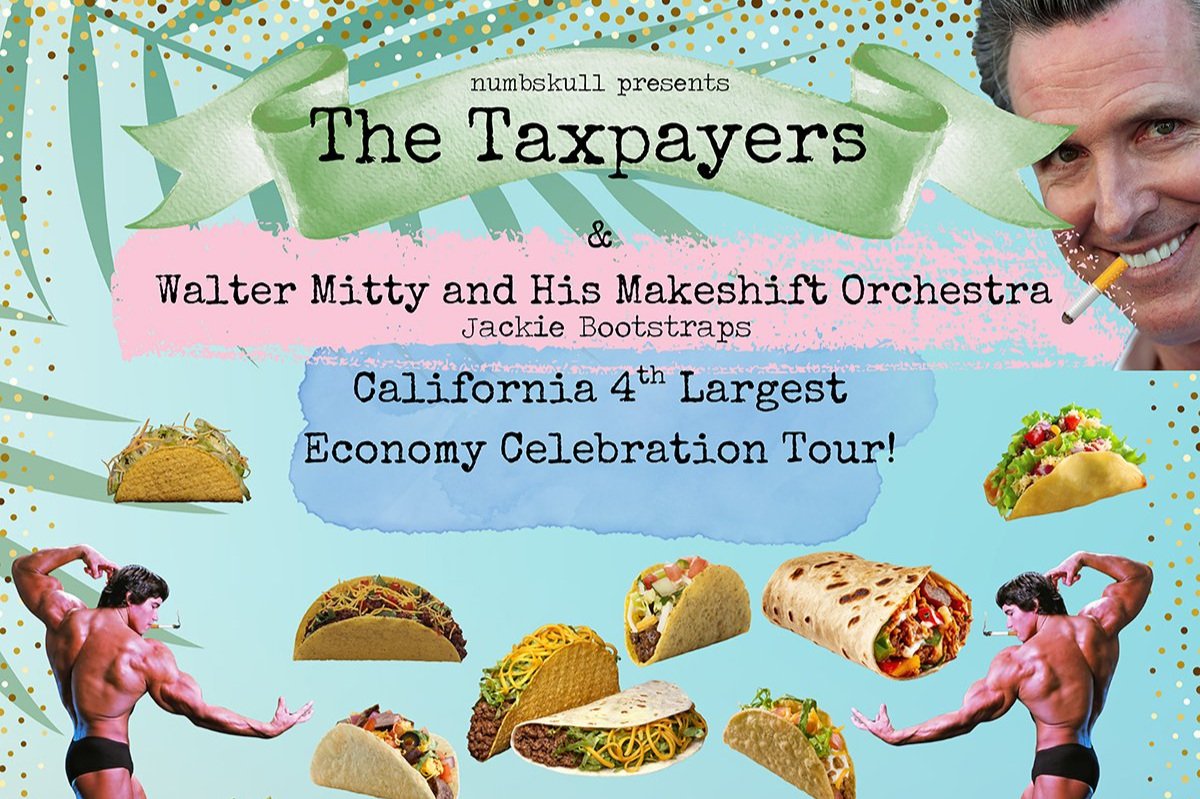 THE TAXPAYERS, Walter Mitty and His Makeshift Orchestra, Jackie Bootstraps