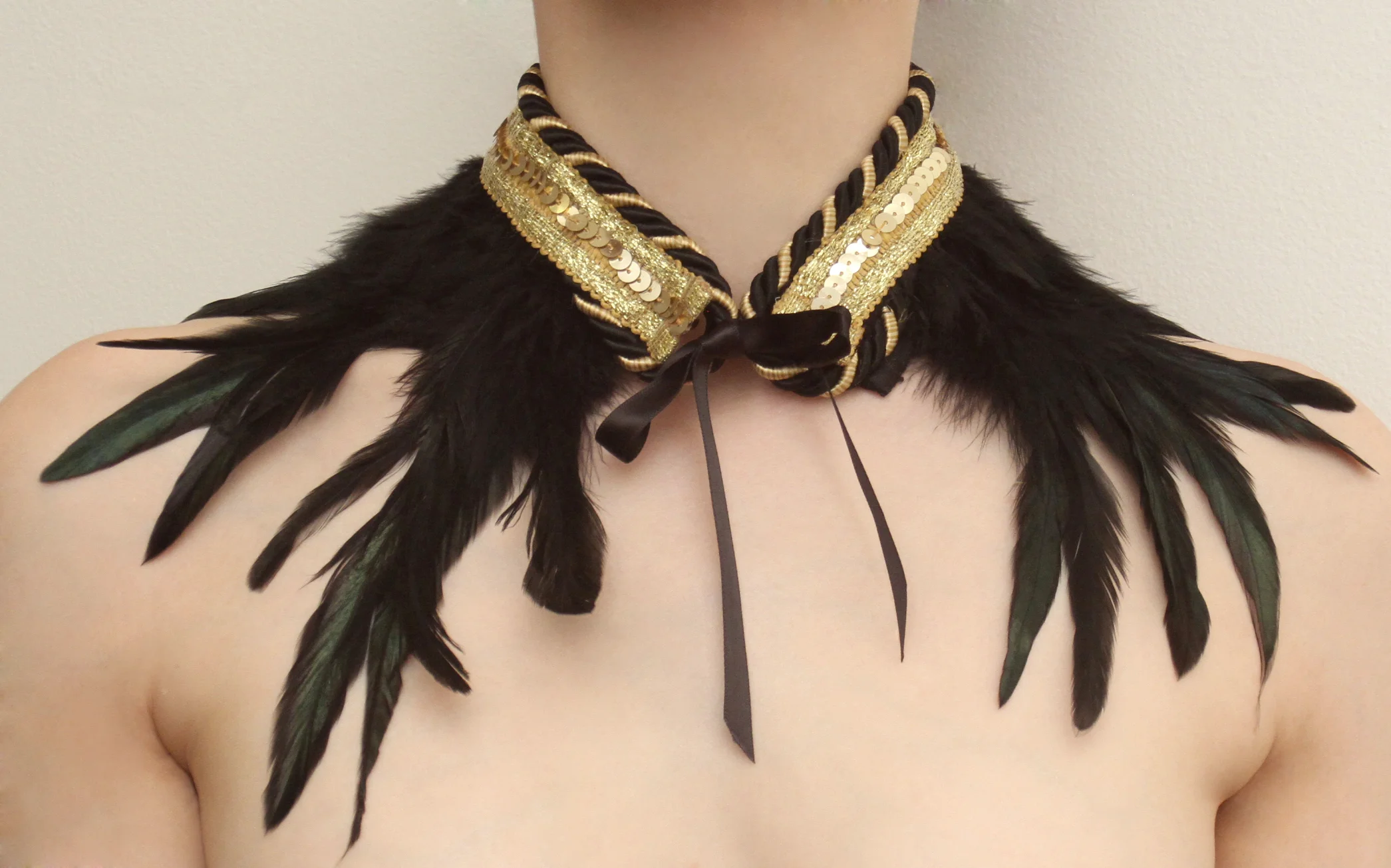 Black feather's and Gold