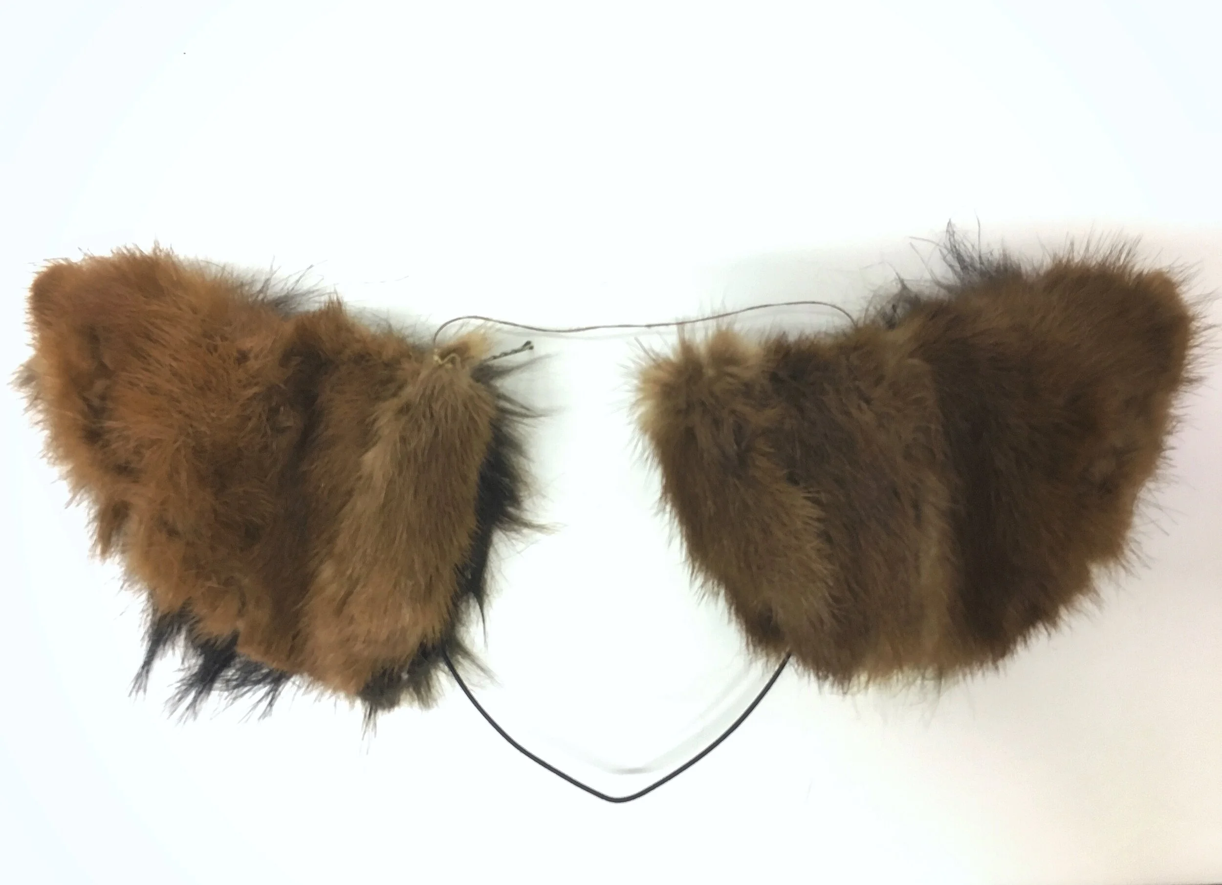 Fur bodysuit and ears piece, costume design for “Christa” by Las Rosas. Music Video by Ursidae Parade Productions.