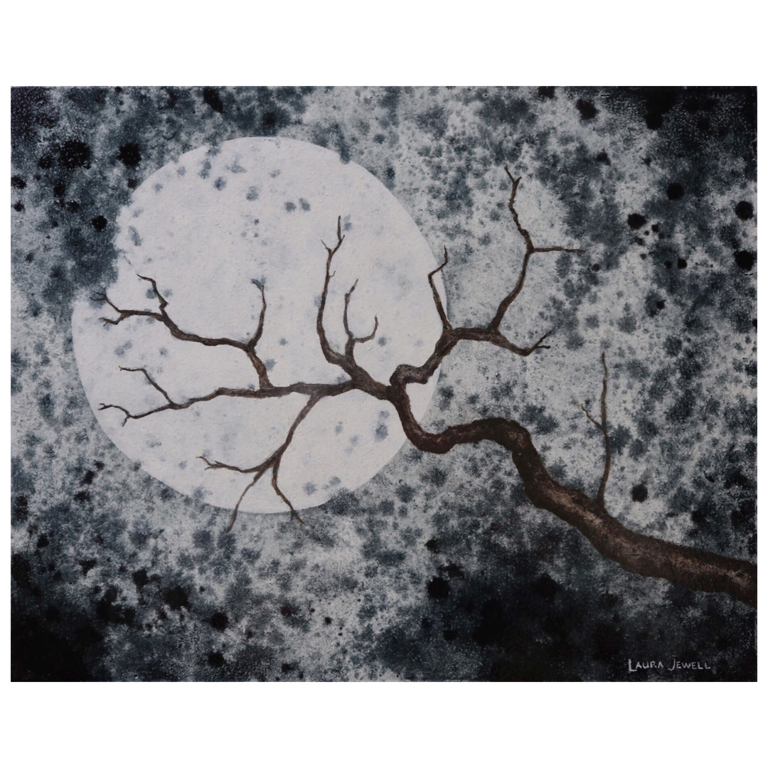 Bare. Oil on cradled board. SOLD 20"x16"x1.5"