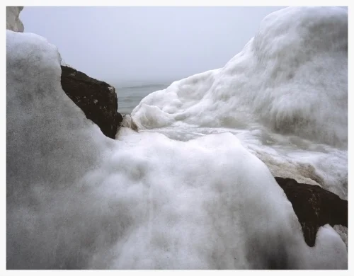 lake superior north shore - surf ice & rock