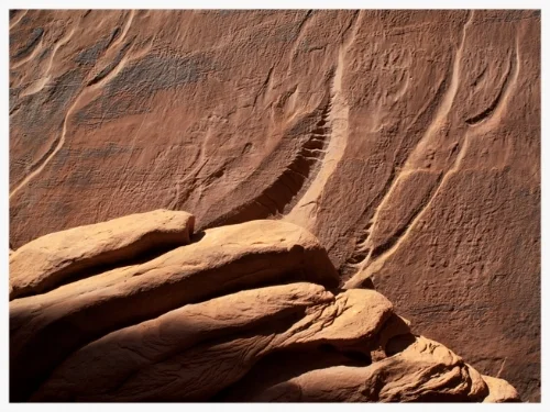 moab - ut sliding rocks