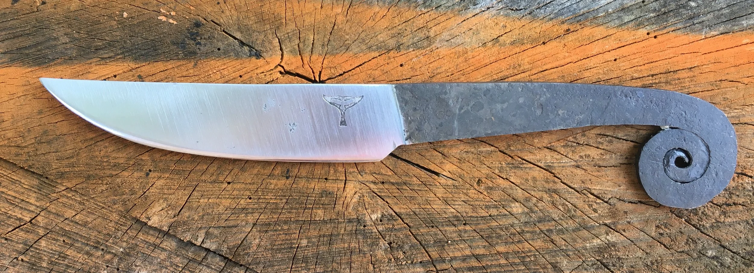  Utility knife. 1084 carbon steel.   SOLD  