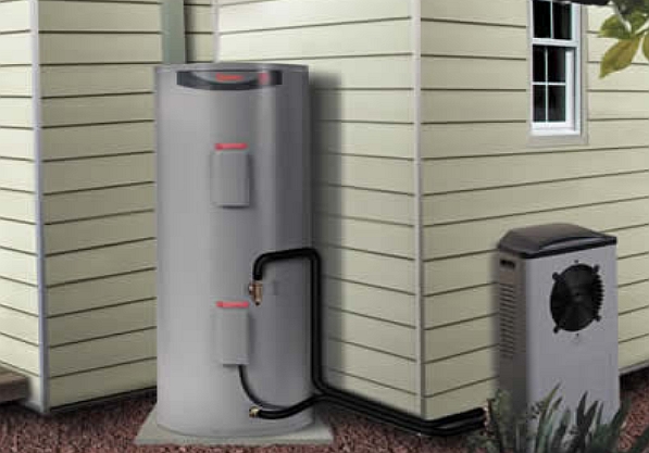 Efficient heat-pump hot water unit