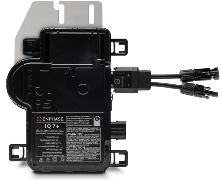 The Enphase Energy IQ7+ Micro Inverter designed to be used together with the latest generation powerful 60 and 72 cell solar panels.