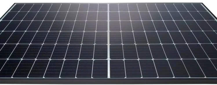 The Hanwha Q Cells Q.Peak Duo G6 panel uses half cut mono PERC cells with 6 round wire busbars
