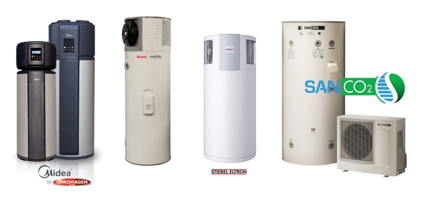 一些知名和最流行的热泵热水系统-点击放大
