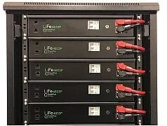 Modular off-grid battery system from Powerplus energy.
