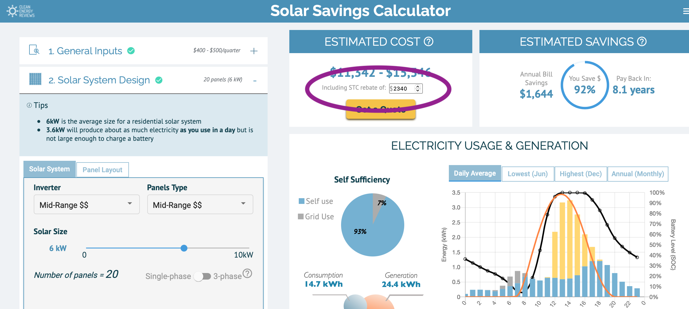  STC Calculator Clean Energy Reviews