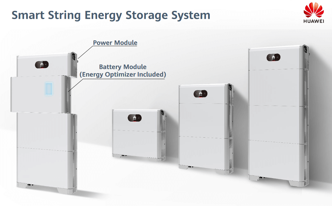 华为Luna模块化电池系统，有3种不同尺寸的选择——5kWh, 10kWh和15kWh